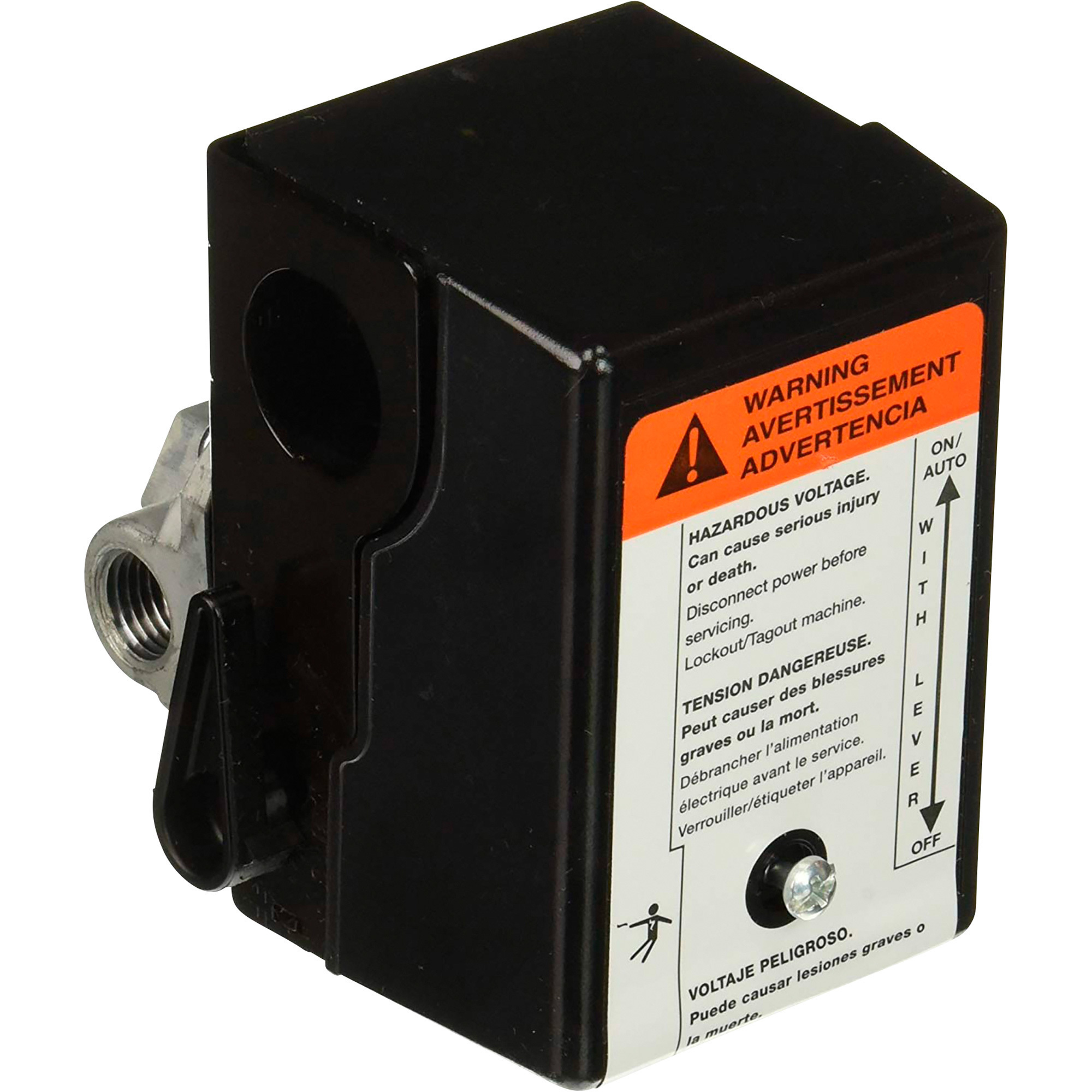OEM Pressure Switch for Ingersoll Rand Single-Phase Air Compressor, Model# 23474653-R